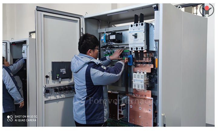 Intermediate frequency induction heating power supply