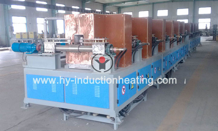 Induction heating furnace for T-steel, channel steel, angle steel