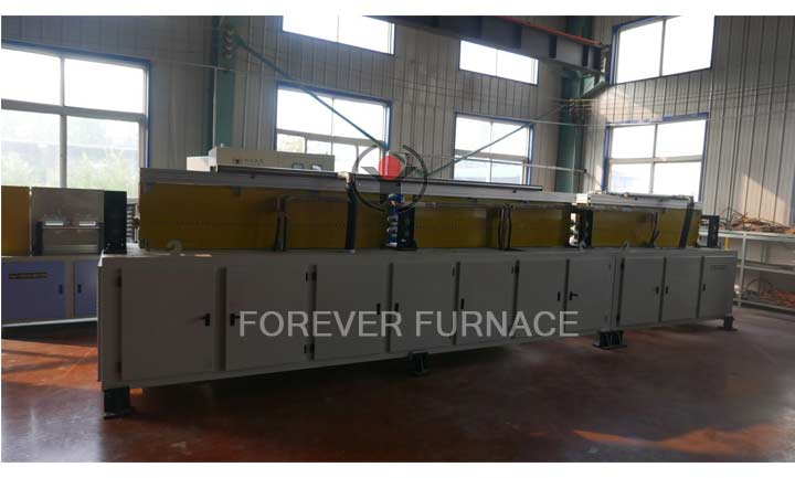 Aluminum bar induction heating furnace