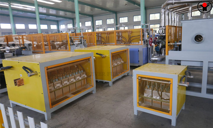 Aluminum bar induction heating equipment