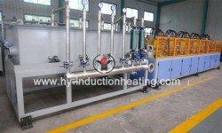 Induction quenching furnace for pipe