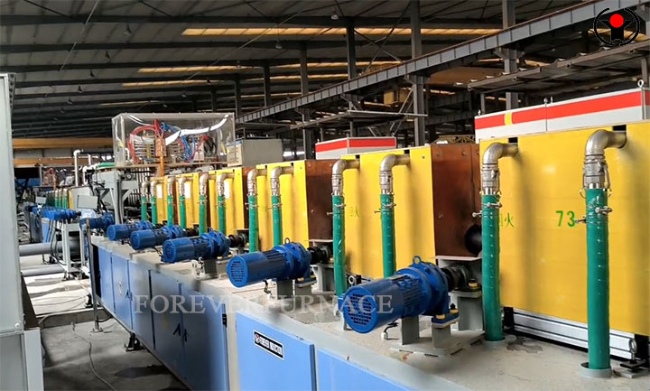 Forver oil drill pipe induction heat treatment equipment