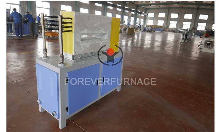 Steel plate induction heating machine