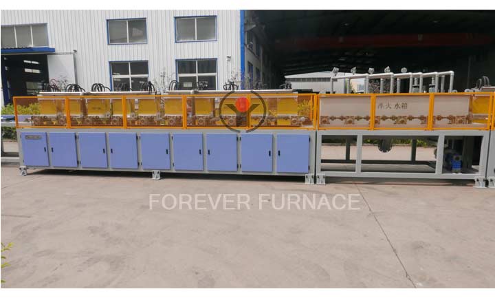 Long bar induction hardening and tempering machine FOREVER