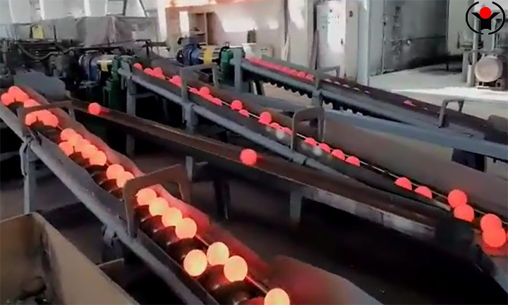 The purpose of hot-rolled steel ball induction furnace