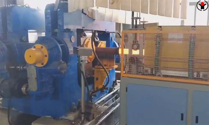 The production process of hot-rolled steel ball production equipment