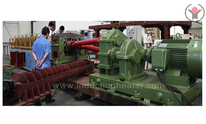 Steel ball spiral heat treatment production line