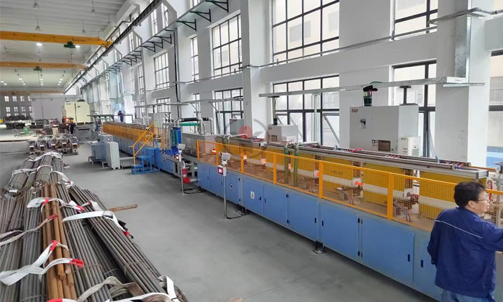 Unique advantages of steel bar hardening and tempering Line